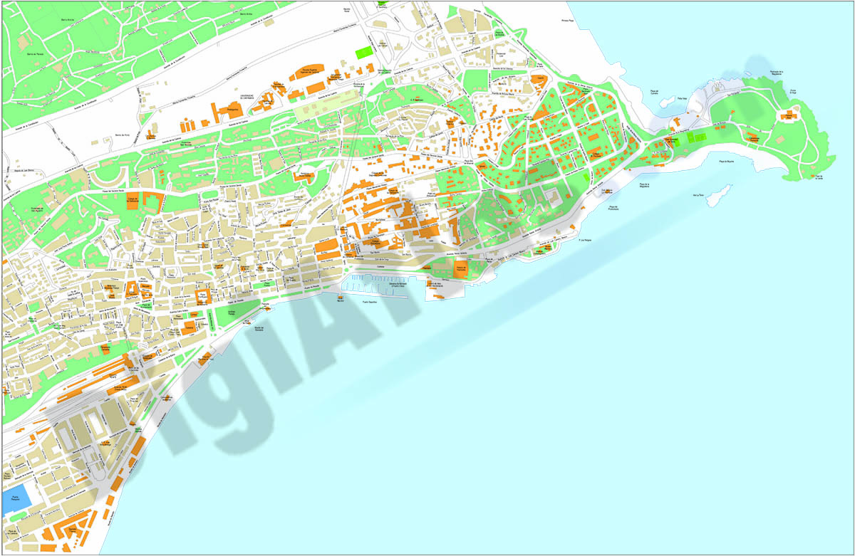 Santander - city map