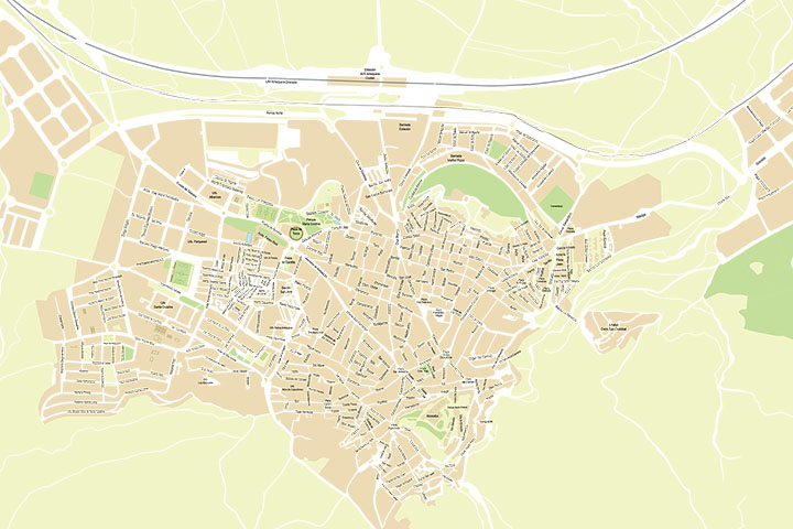Antequera city map
