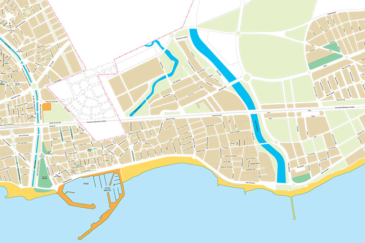 Cambrils (Tarragona) - plano callejero