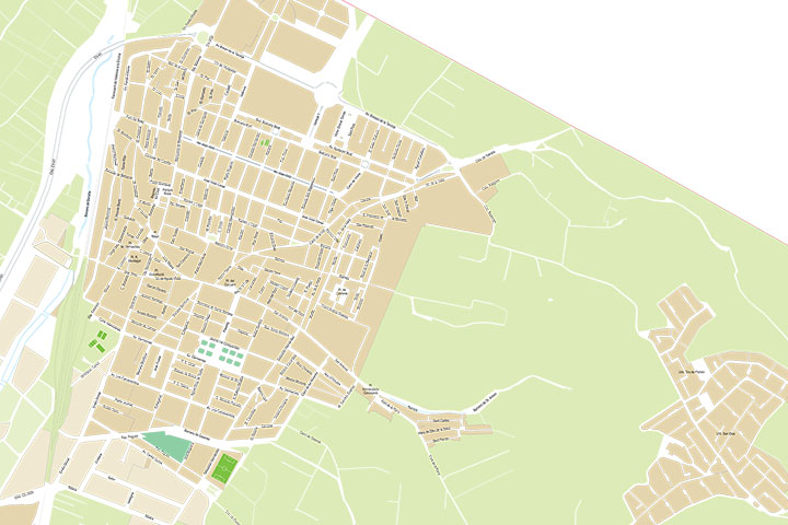 Carcaixent - city map