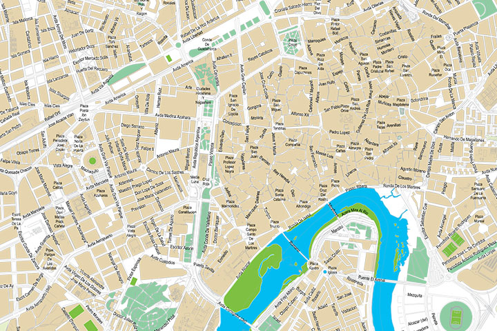 Cordoba - city map