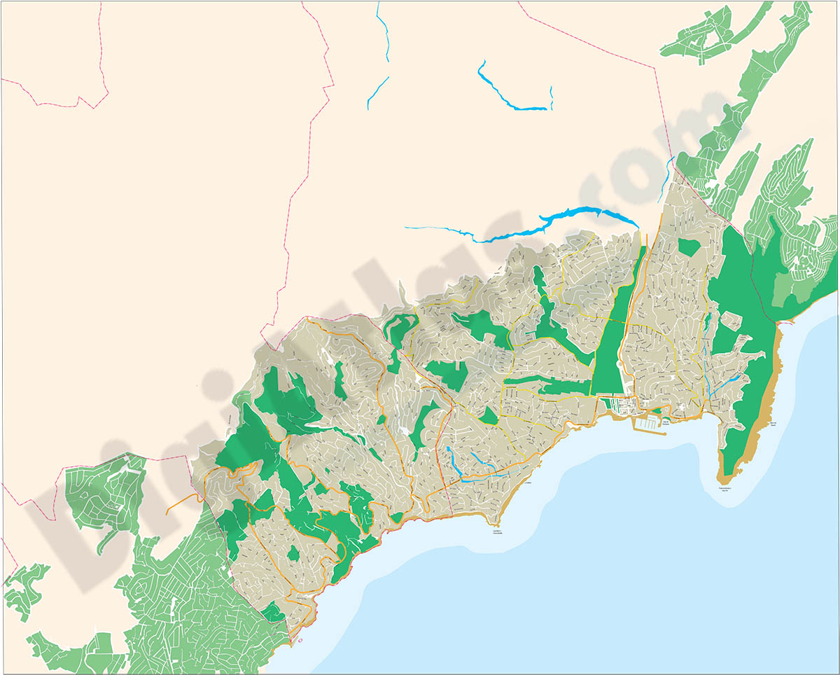 Benissa-Teulada-Moraira - city map