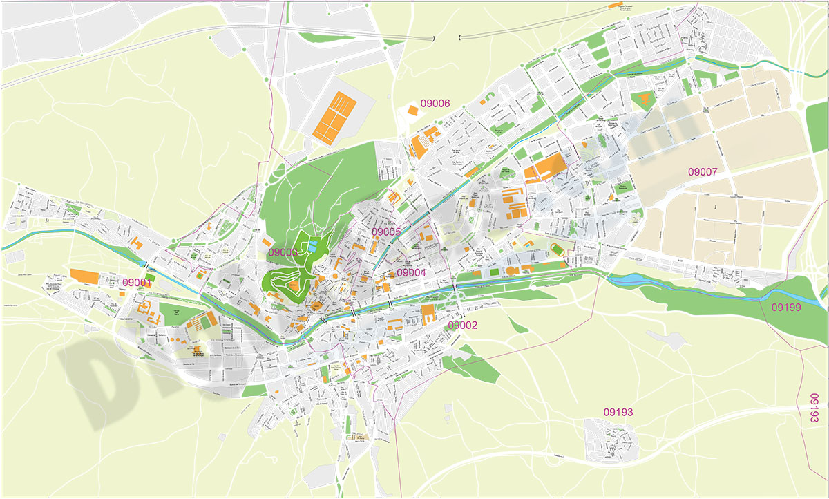 Burgos - plano callejero