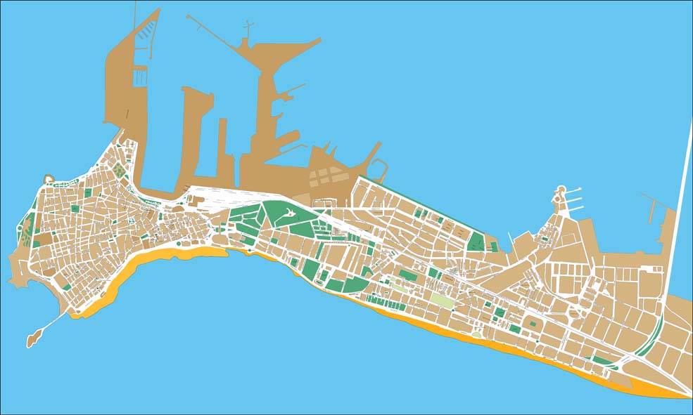 Cádiz - Plano Callejero