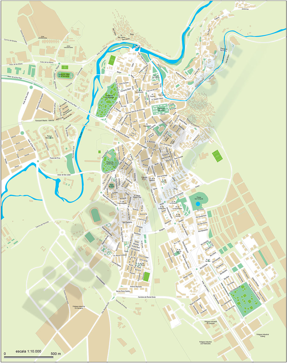 Cuenca - plano callejero