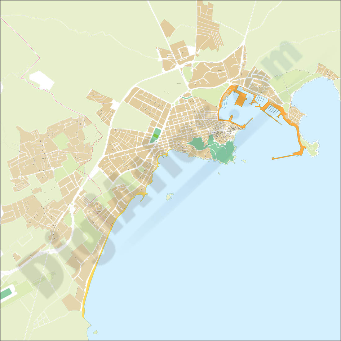 Eivissa-Ibiza - city map