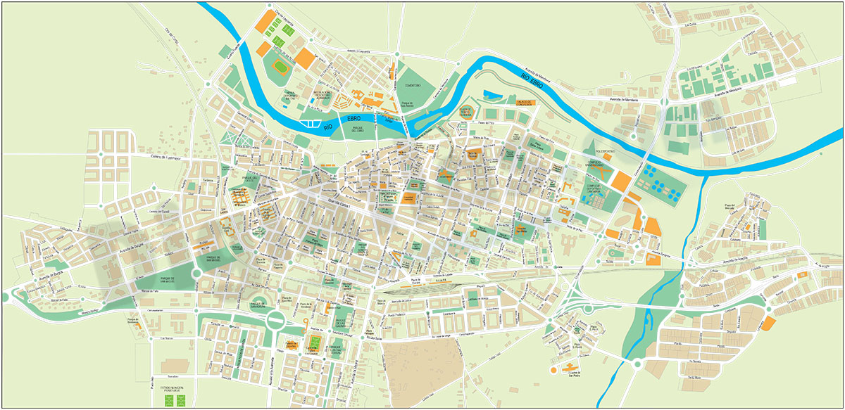 Logroño (La Rioja) - plano callejero
