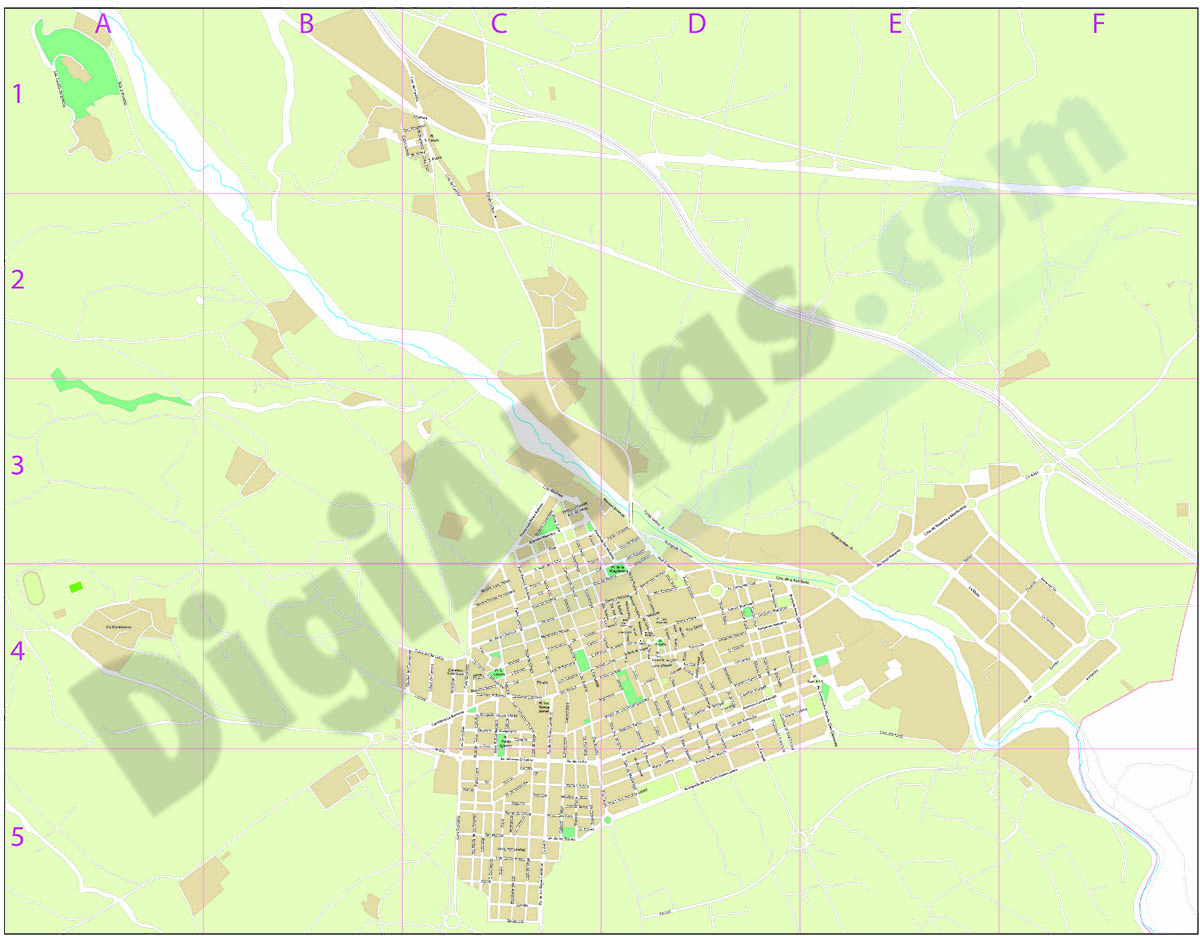 Novelda (Alicante) - city map