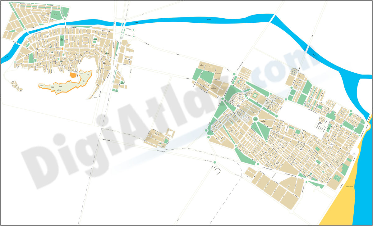 Sagunto (Valencia) streets map
