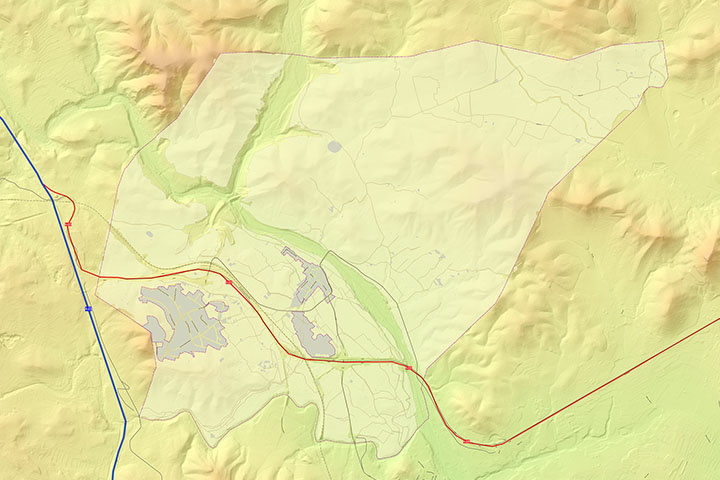 Algar de Palancia - mapa del municipio