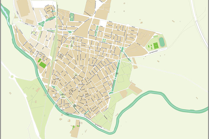 Algemesi - city map