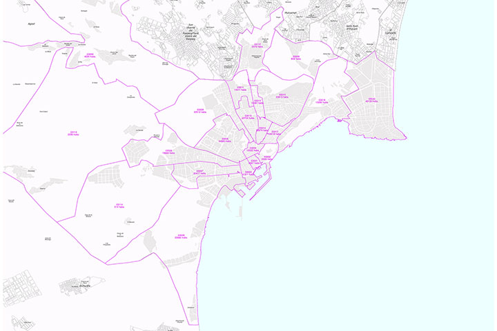 Alicante province zip code population