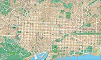 Barcelona - city map