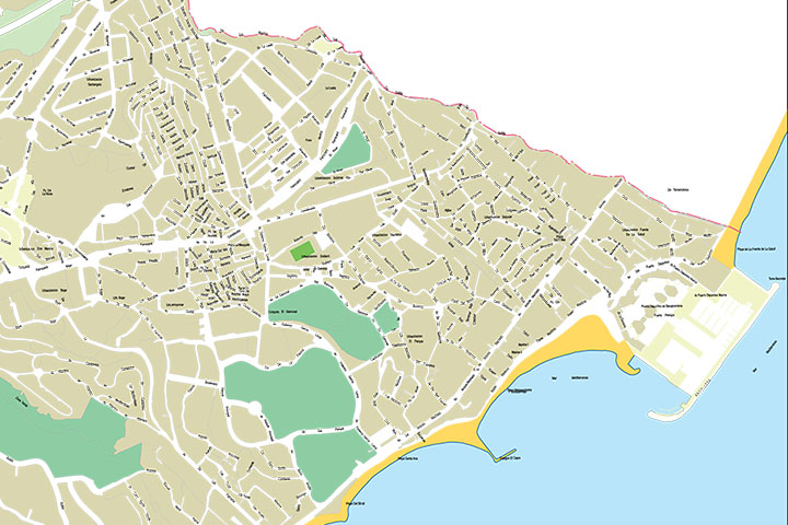 Benalmadena - city map