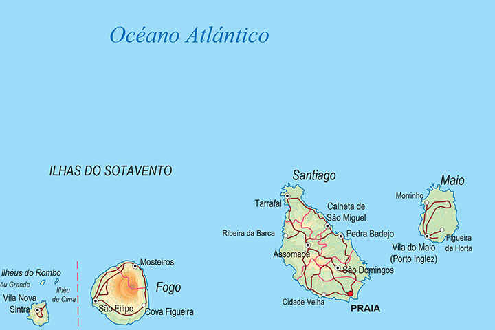 Map of CapeVerde
