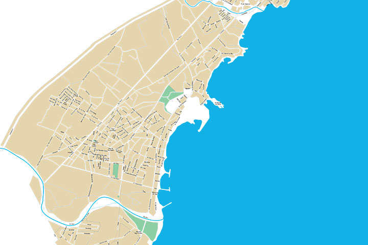 Campello (province of Alicante) - city map