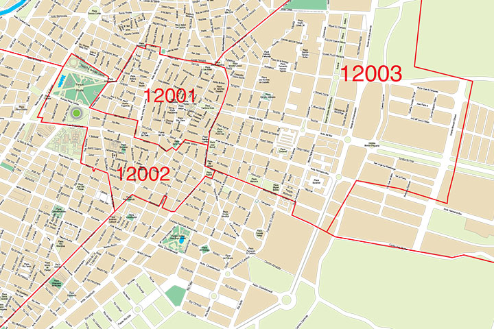 Castellón de la Plana - city map