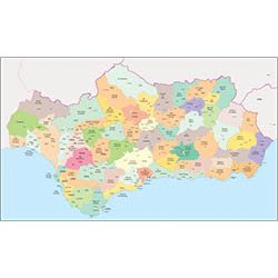 Mapas comarcales de Comunidades Autónomas