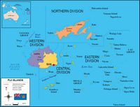 Mapa de Fiji