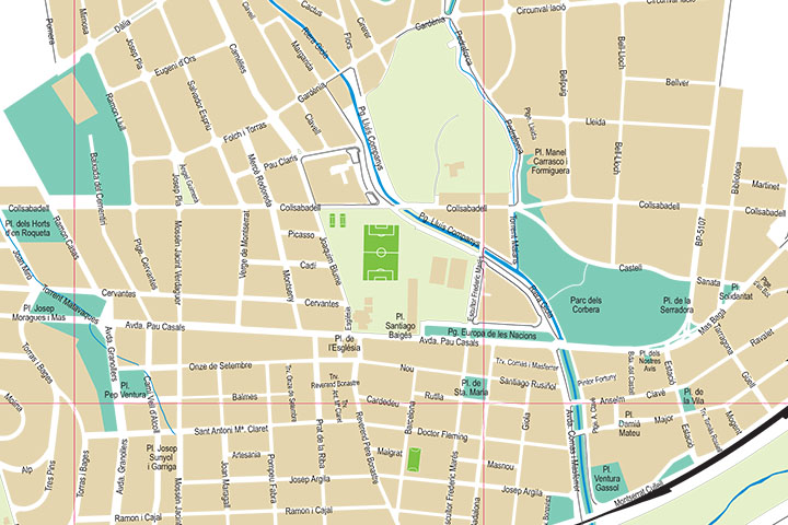 Llinars del Vallès - city map