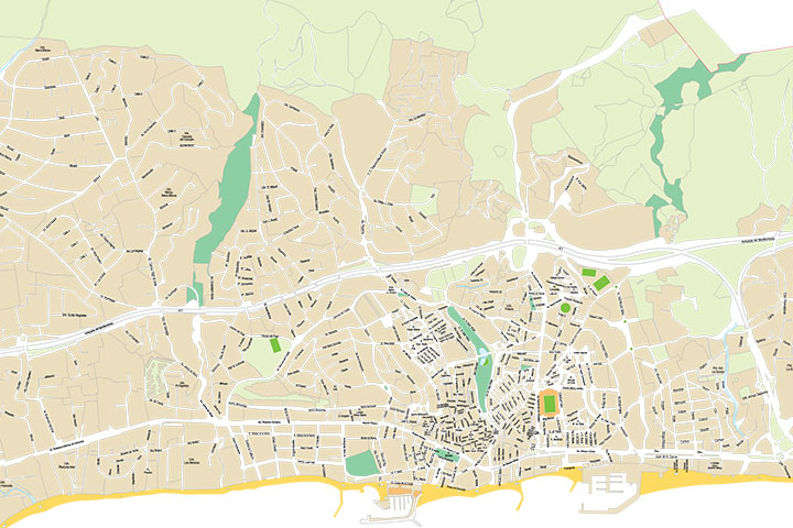 Marbella - city map