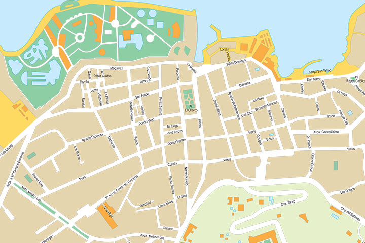 Puerto de la Cruz - city map