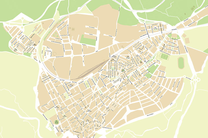 Ronda city map