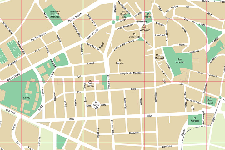 Sant Just Desvern city map