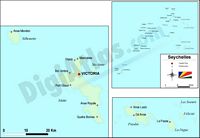 Mapa de Seychelles
