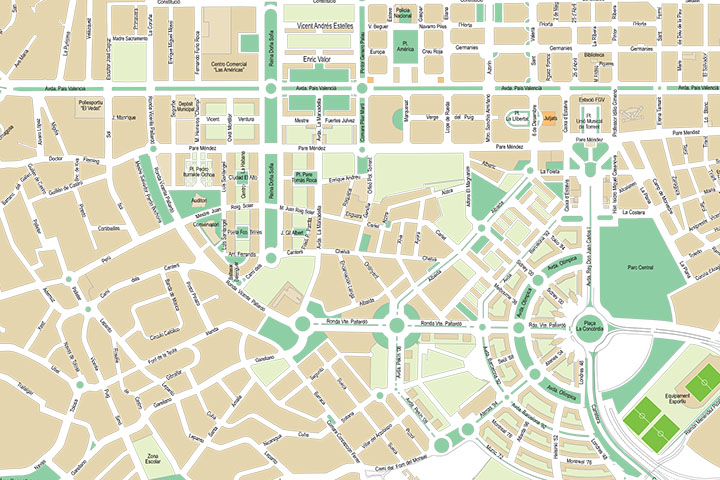 Torrent city map