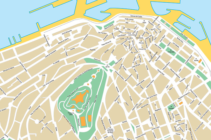 Vigo - city map